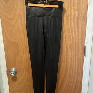 Spanx faux leather leggings